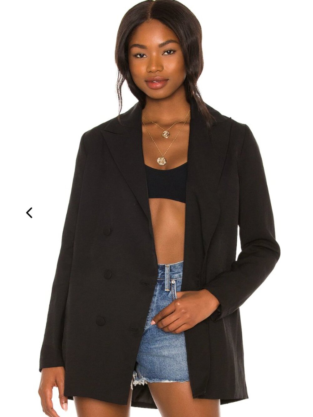 SNDYS Hills Blazer Black Size Medium Revolve Like New